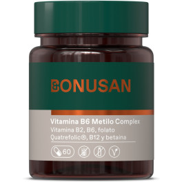 Bonusan Vitamina B6 Complejo De Metilo 60 Caps