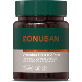 Bonusan Vitamina D3 & K2 60 Caps