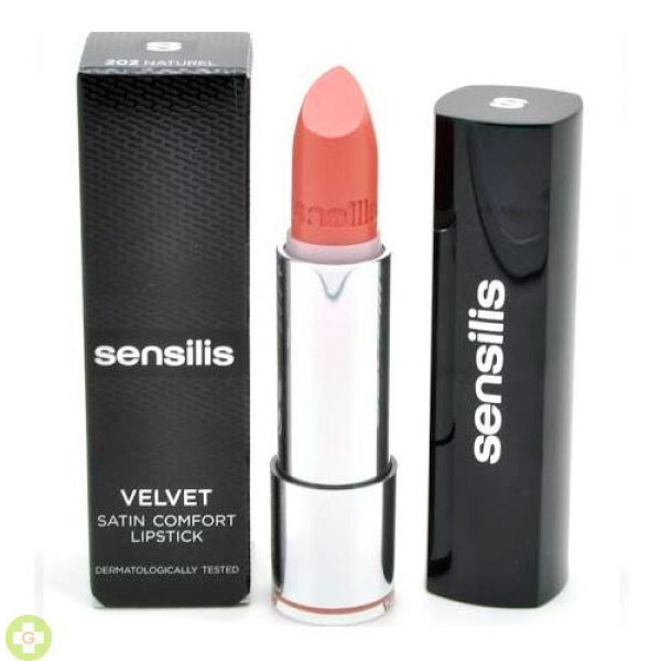 Sensilis fluwelen satijnen lippenstift 3,5 ml naturel 202