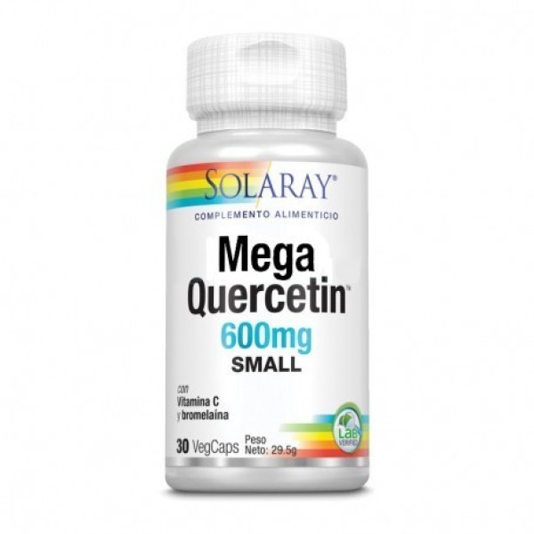 Solaray Mega Quercitine 600 Mg 30 Gélules Végétales
