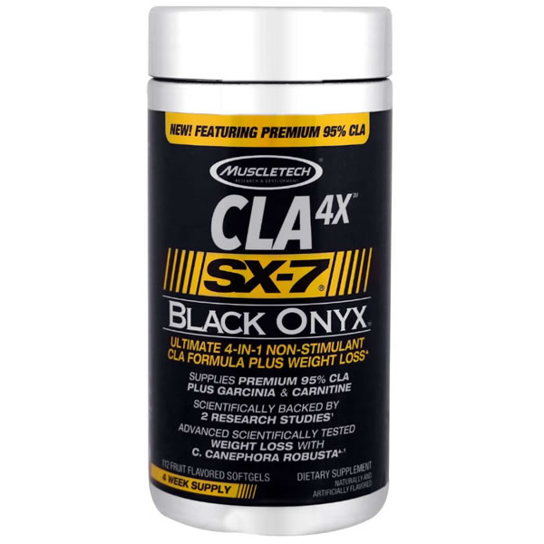 Muscletech SX-7 Zwart Onyx CLA 4X 112 doppen