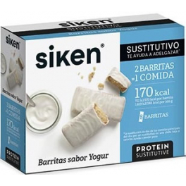Siken Barras Substitutivas de Iogurte 8 barras x 40 gr