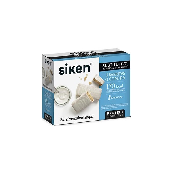 Siken Barres Substitutives au Yaourt 8 barres x 40 gr