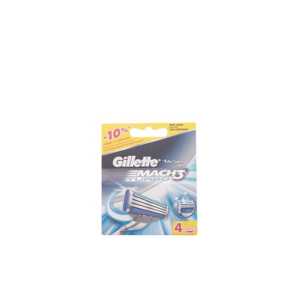 Gillette Mach 3 Turbo Charger 4 Recharges Unisexe