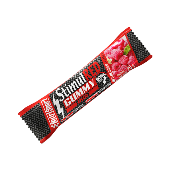 Nutrisport Energiereep Stimul Red Gummy 28 repen x 25 gr