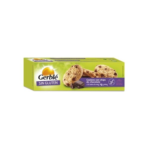 Gerblé Cookies con Chips de Chocolate 9 und x 16,6 gr