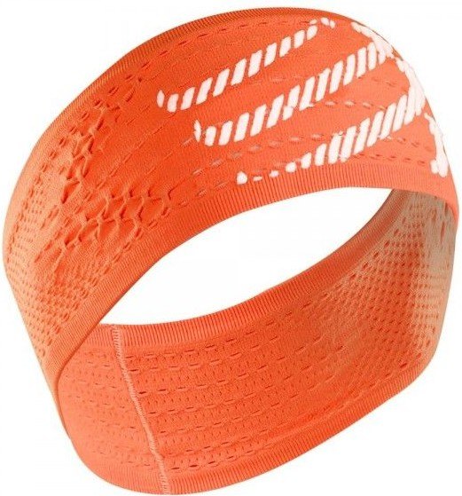 Compressport Cinta Headband ON/OFF Fluo Naranja