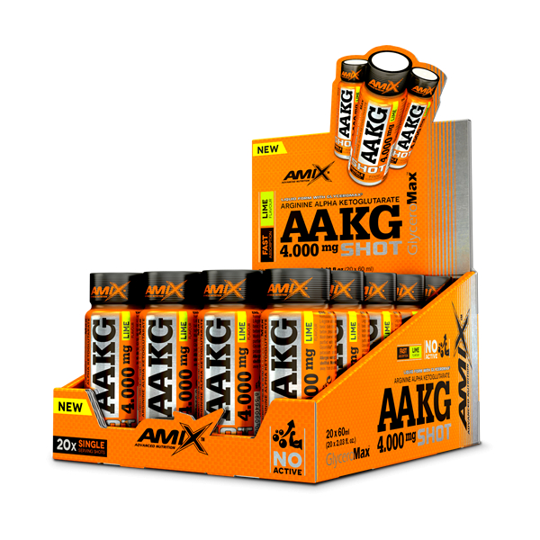 Amix AAKG 4000 mg Shot 20 injectieflacons x 60 ml