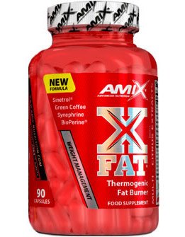 Amix X-Fat TermogÃªNico 90 CÃ¡Psulas Suplemento TermogÃªNico - ContÃ©M GuaranÃ¡ E CafeÃ­Na.-image