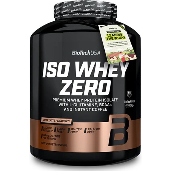 BioTechUSA Iso Whey Zero con Cafeína 1816 gr 