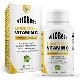 Vitobest Lipossomal Vitamina C 60 Cápsulas Vegetarianas