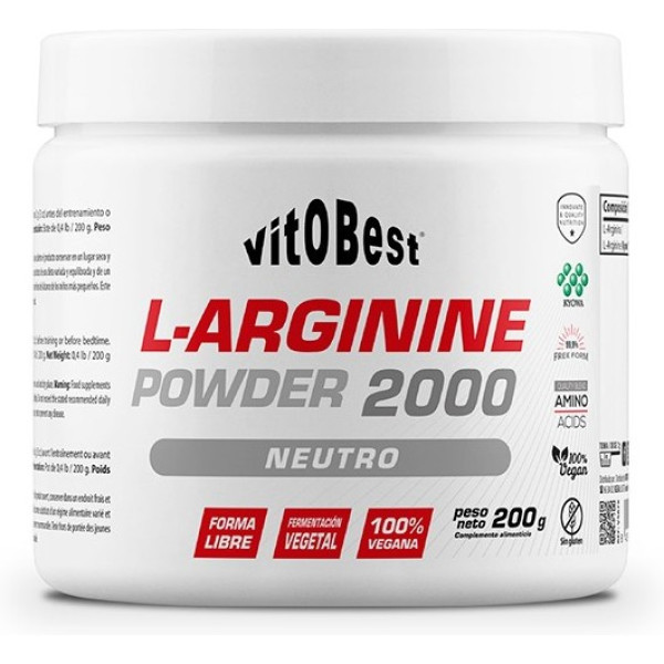 Vitobest L-arginina 2000 em pó 200 g