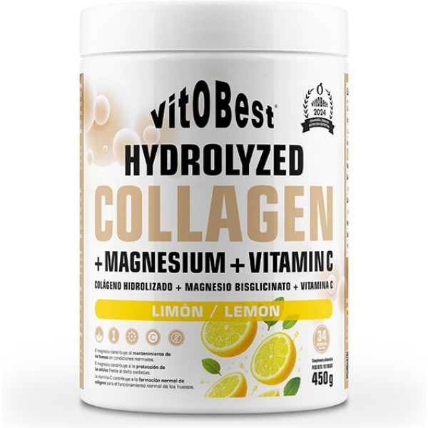 Vitobest Hydrolyzed Collagen+mag+c 450 Gr
