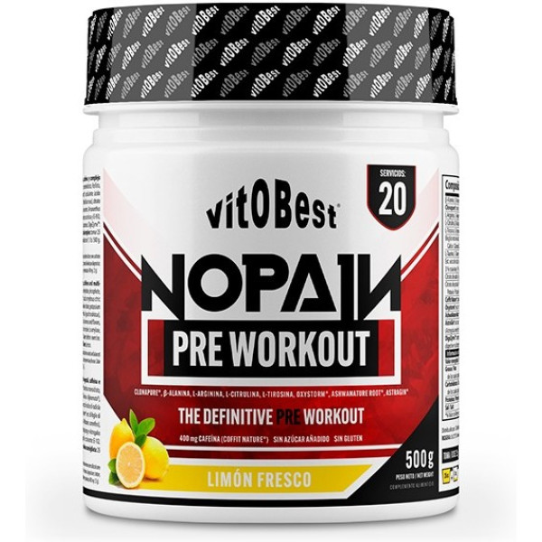 Vitobest No Pain Pre Workout 500 Gr