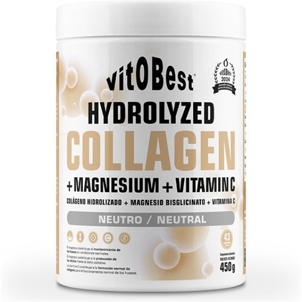 Vitobest Hydrolyzed Collagen+mag+c 450 Gr