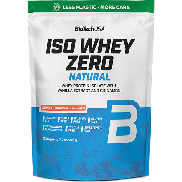 Biotech Usa Biotechusa Iso Whey Zero Sin Lactosa Natural 1 Kg