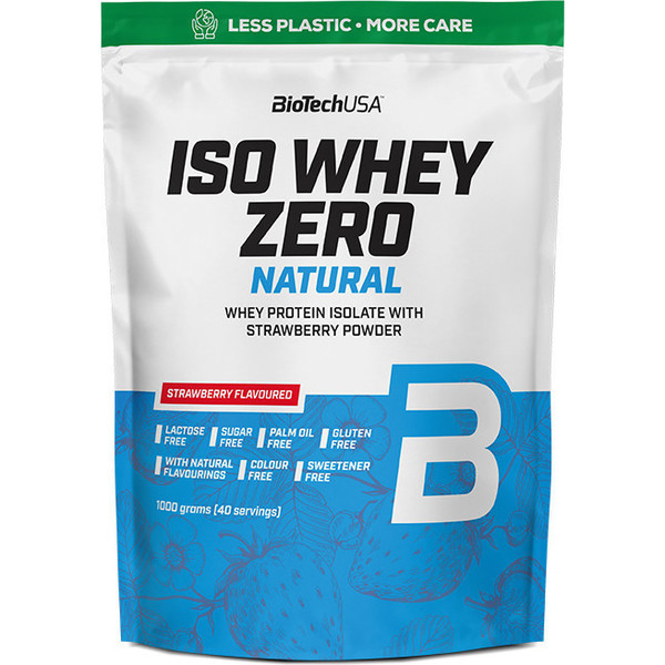 Biotech Usa Iso Whey Zero Sin Lactosa Natural 1 Kg