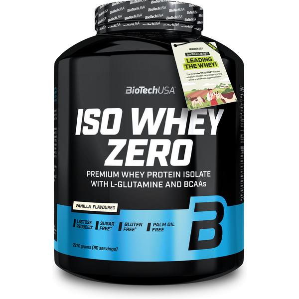BioTechUSA Iso Whey Zero 2270 gr Glutenfreies Protein