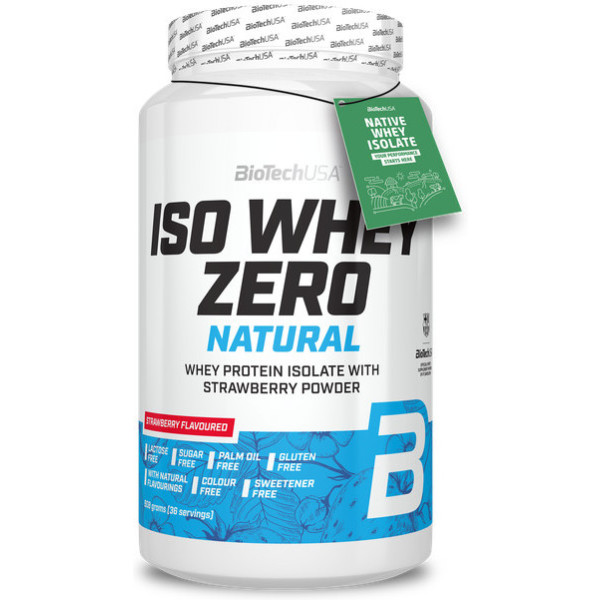 Biotech Usa Iso Whey Zero Sin Lactosa Natural 908 Gr