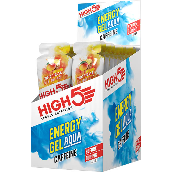 High5 Energy Gel Aqua Caffeine Hit 20 gels x 60 ml
