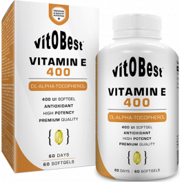VitOBest E400 Vitamina E 60 pérolas