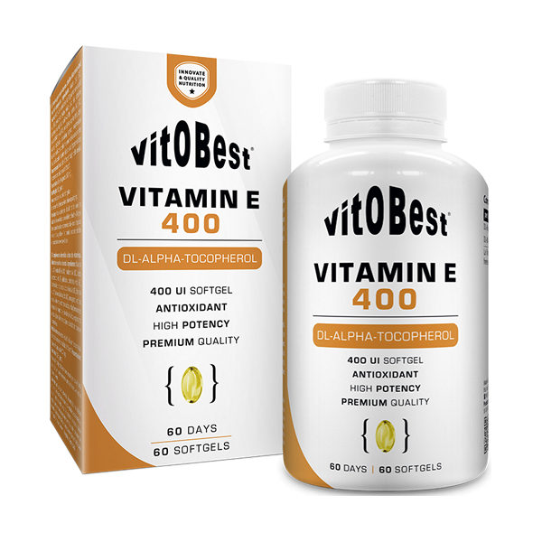 VitOBest E400 Vitamine E 60 parels