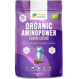Energy Feelings Organic Amino Power Eco 70% De Proteínas Xl Pack (sabor Chocolate) 500 G (chocolate)
