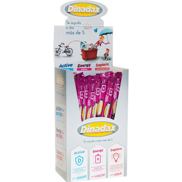 Masterdiet Caja Dinadax Energy 60 Barritas Sabor Fresa