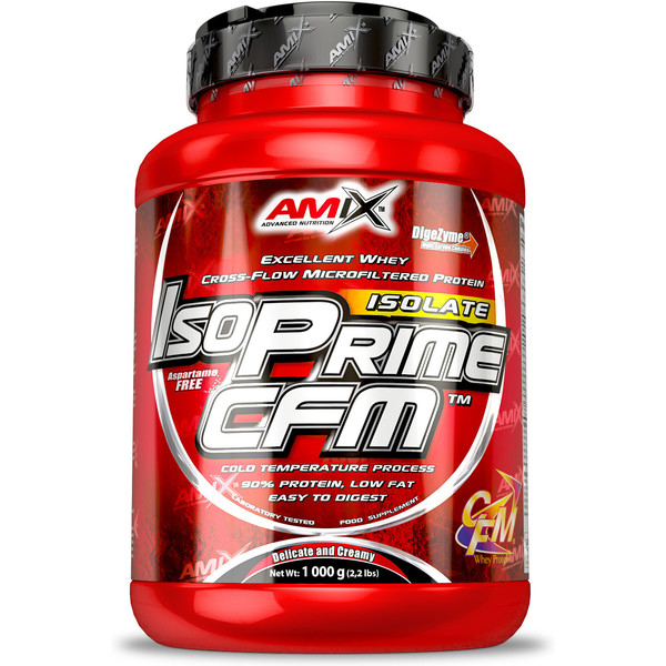 Amix IsoPrime CFM Proteína Isolada 1 Kg - Contém Enzimas Digestivas, Proteínas para Aumentar a Massa Muscular