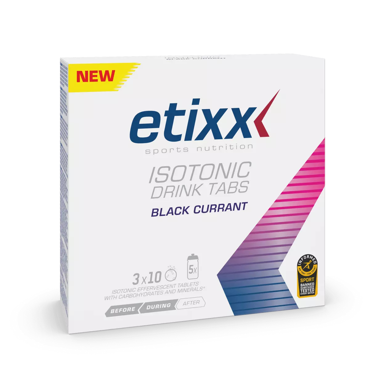 Etixx IsotÃ´Nico Efervescente 30 Comprimidos Gosto Groselha Preta-image