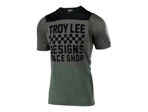 Troy Lee Designs Skyline S/s Jersey Checkers Camo / Htr Taupe S