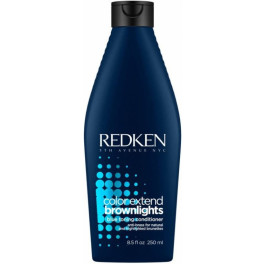 Redken Color extiende las luces marrones acondicionador de tonificación azul 250 ml unisex