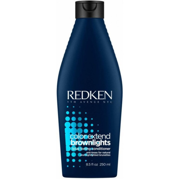 Redken Color extiende las luces marrones acondicionador de tonificación azul 250 ml unisex