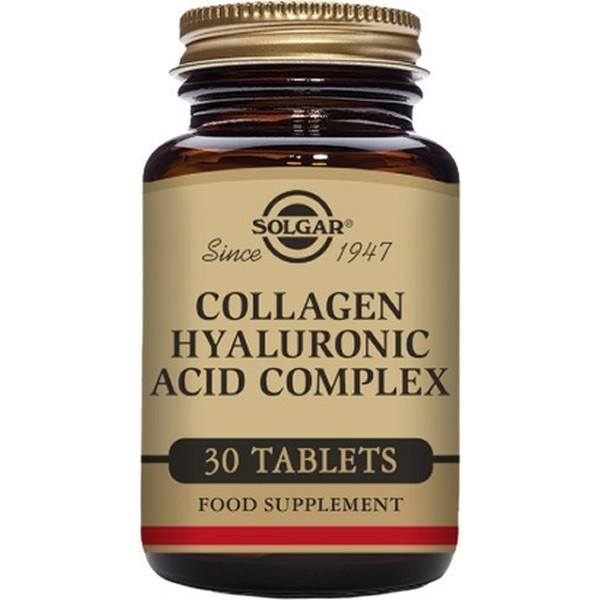 Solgar Colágeno Complexo de Ácido Hialurônico 30 comprimidos