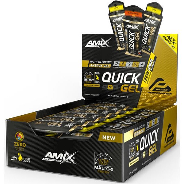 Amix Performance Quick Energy Gel 40 Gels x 45 Gram