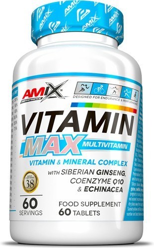Amix Performance Vitamax MultivitamÃ­Nico 60 Comprimidos - ContÃ©M Vitaminas E Minerais / Complexo VitamÃ­Nico Completo-image