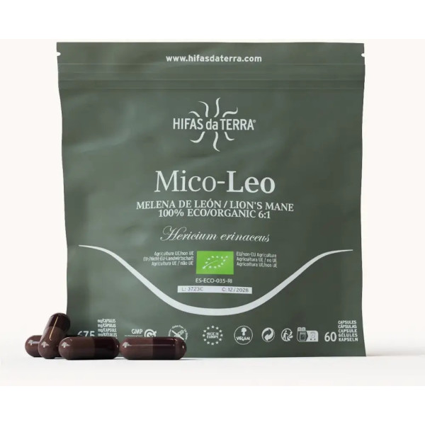 Hifas Da Terra Mico-leo+vit C Eco Doypack 60 Kapseln