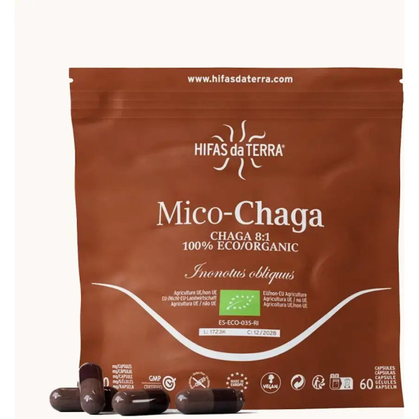 Hifas Da Terra Mico Chaga+vit C Doypack 60 Caps