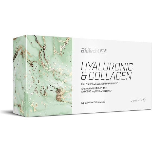 Biotech Usa Hyaluronic And Collagen 120 Caps
