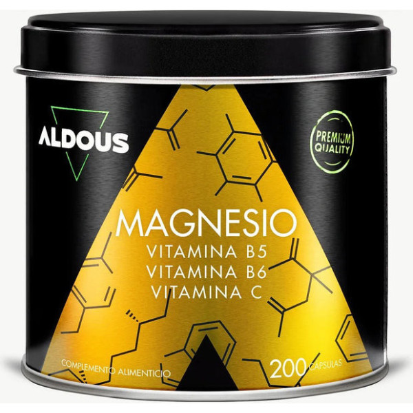 Aldous Bio Citrato De Magnesio 1340mg + Vitamina C 45mg Por Dosis Diaria 120 Gominolas