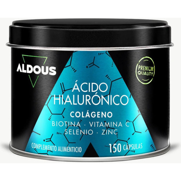 Aldous Bio Collagène + Acide Hyaluronique Vitamine C Biotine Zinc Sélénium 150 Capsules