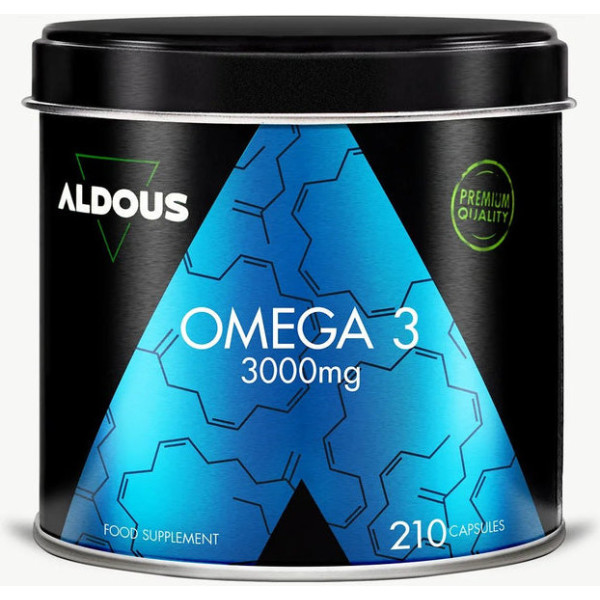 Óleo de peixe Aldous Bio Ômega 3 3000 mg 210 cápsulas gelatinosas