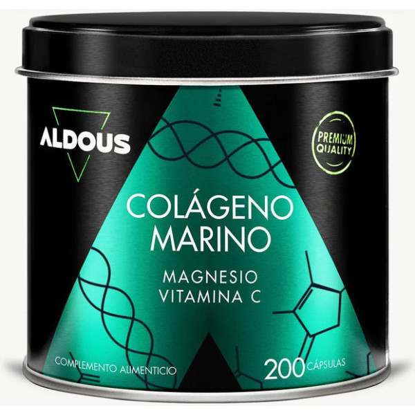 Aldous Bio Pure Collagene idrolizzato con magnesio e vitamina C 200 capsule
