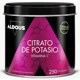 Aldous Bio Citrato De Potasio 3705 Mg Con 80mg De Vitamina C 250 Comp