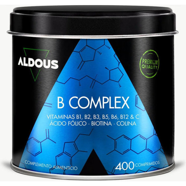 Aldous Bio Complexo de Vitamina B + Vitamina C 400 Comp