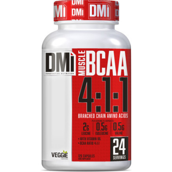 Dmi Nutrition Muscle Bcaa 4:1:1 (600 Mg/cap) 120 Cap