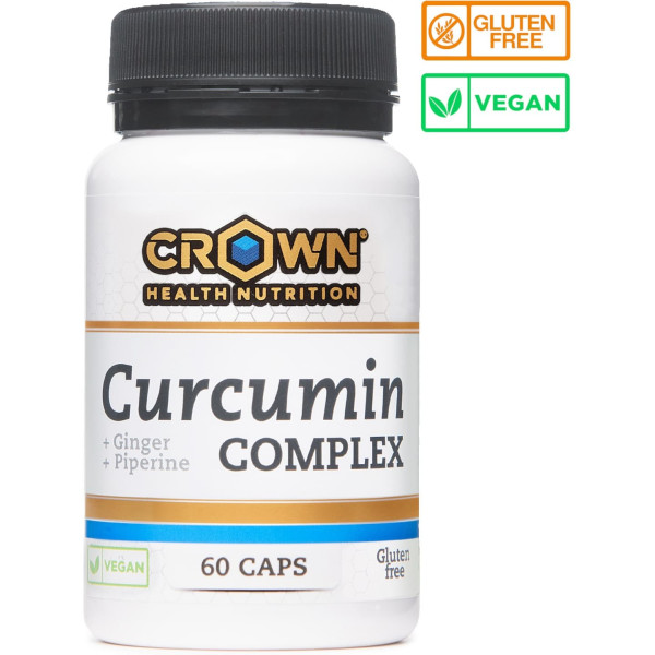 Complexe de curcumine Crown Sport Nutrition 60 gélules
