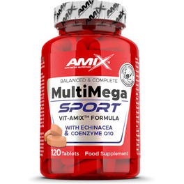 Amix Multi Mega Stack 120 comprimidos (Multivitamínico) - Fornece Energia e Melhora o Desempenho Físico