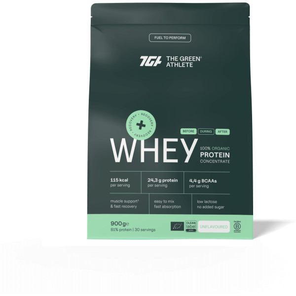 Concentrato di proteine ​​del siero del latte The Green Athlete 900 Gr
