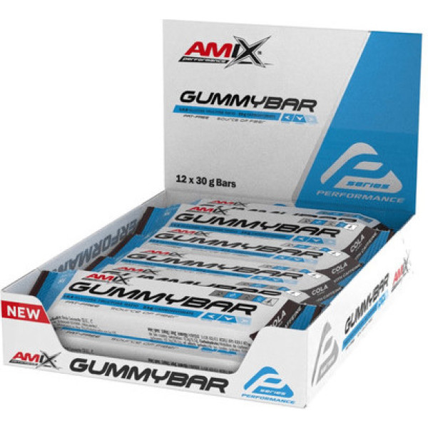 Amix Performance Gummy Con Cafeina 12 Barritas X 30 Gr